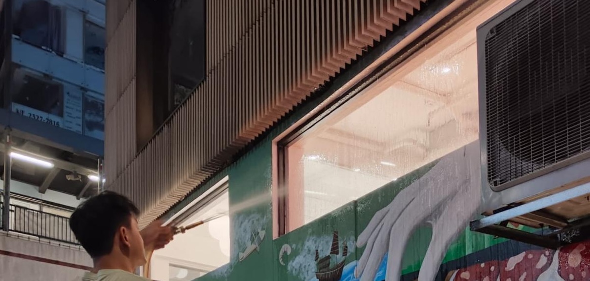 綠潔 LukGit 餐廳外牆高壓清洗服務